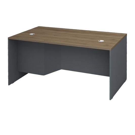 Γραφείο Επαγγελματικό Venturo Χρώμα Ανθρακί - Καρυδί 150x80x75