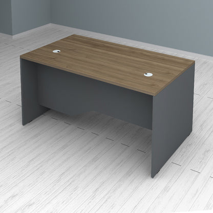 Γραφείο Επαγγελματικό Venturo Χρώμα Ανθρακί - Καρυδί 150x80x75