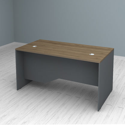 Γραφείο Επαγγελματικό Venturo Χρώμα Ανθρακί - Καρυδί 150x80x75