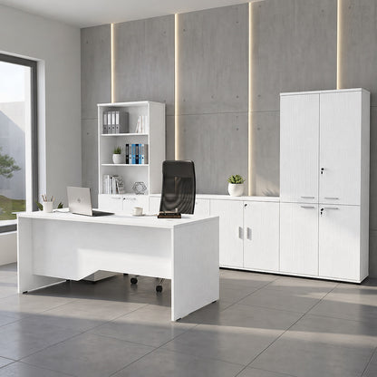 Γραφείο Επαγγελματικό Venturo Χρώμα Λευκό 180x80x75