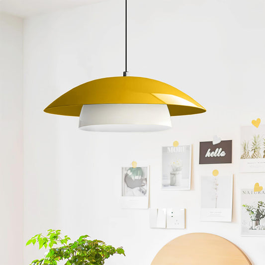 Φωτιστικό Οροφής Eliora E27 Μεταλλικό Μονόφωτο Χρώμα Κίτρινο Ø36x100