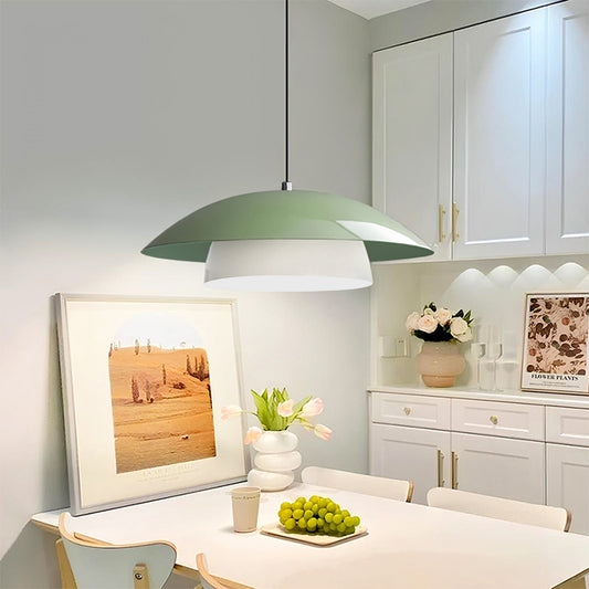 Φωτιστικό Οροφής Eliora E27 Μεταλλικό Μονόφωτο Χρώμα Μέντα Ø36x100