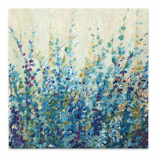 Πίνακας Σε Καμβά Wildflowers Ψηφιακής Εκτύπωσης 60X60X3