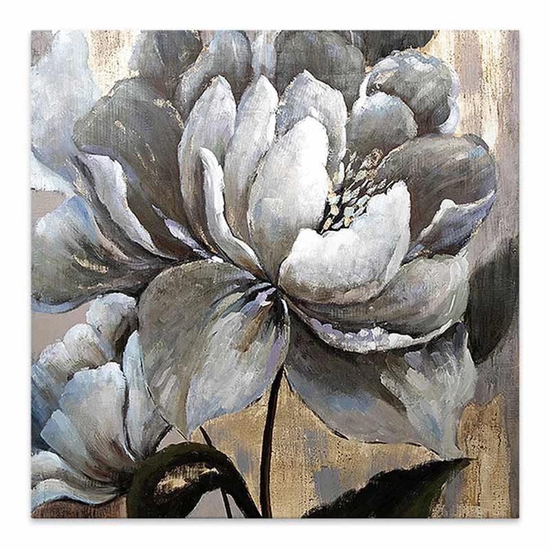 Πίνακας σε Καμβά White Magnolias Ψηφιακής Εκτύπωσης 50x50x3