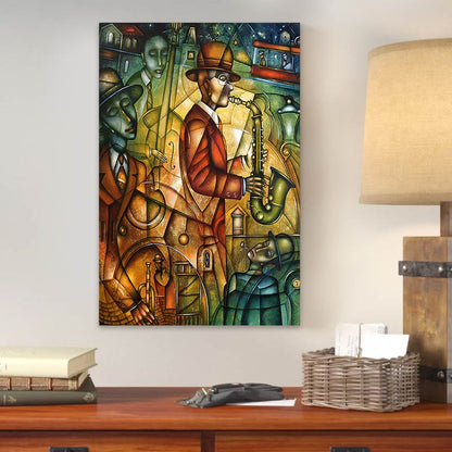 Πίνακας σε Καμβά "Street Artists" Ψηφιακής Εκτύπωσης 50x75x3