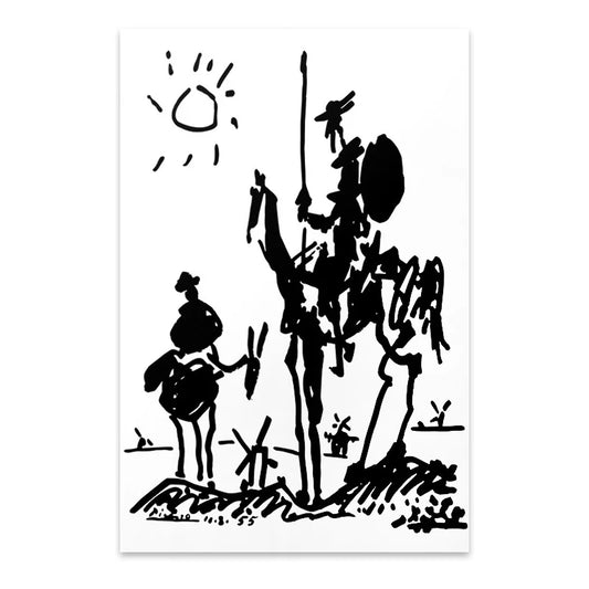 Πίνακας σε Καμβά Don Quixote Ψηφιακής Εκτύπωσης 50x75x3