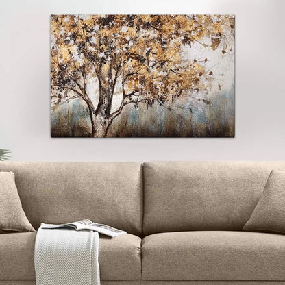 Πίνακας σε Καμβά Autumn Tree Ψηφιακής Εκτύπωσης 140x100x3