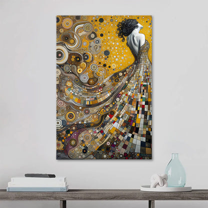 Πίνακας σε Καμβά "Elegant Woman" Ψηφιακής Εκτύπωσης 50x75x3