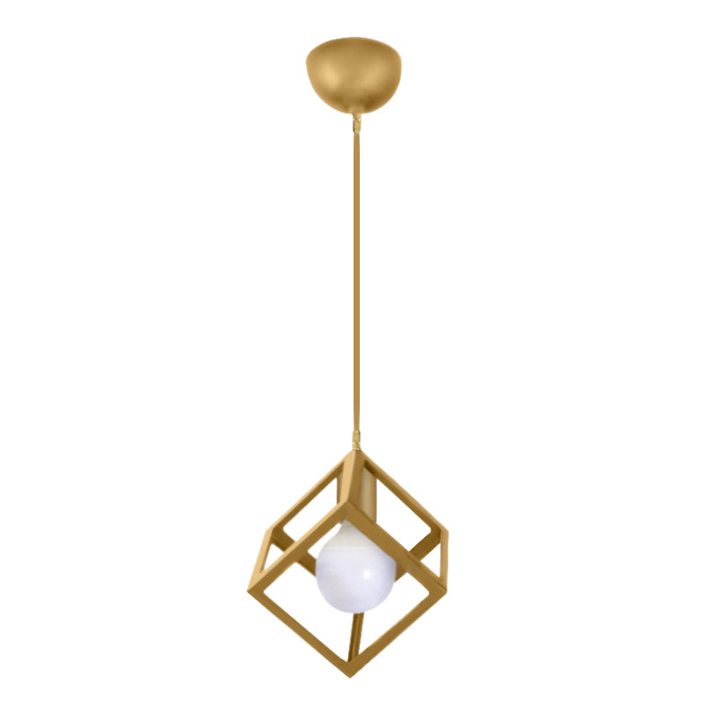 Ceiling Light Lumid E27 Metal Single Gold 16x16x65