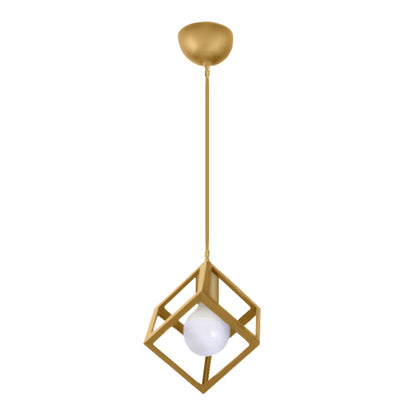 Ceiling Light Lumid E27 Metal Single Gold 16x16x65