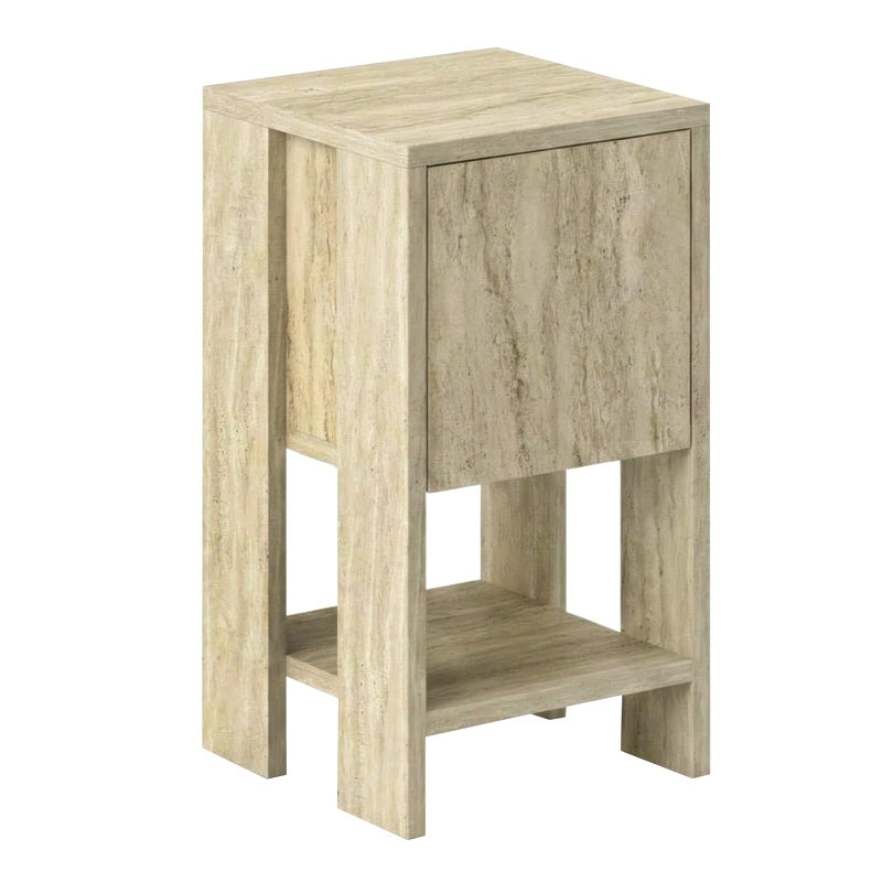 Bedside Table Ema Travertine Colour 30x30x55
