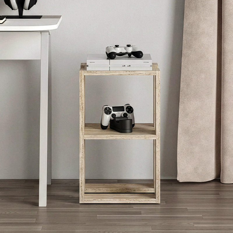 Κομοδίνο - Τραπεζάκι Βοηθητικό Lonie Χρώμα Travertine 34x30x55