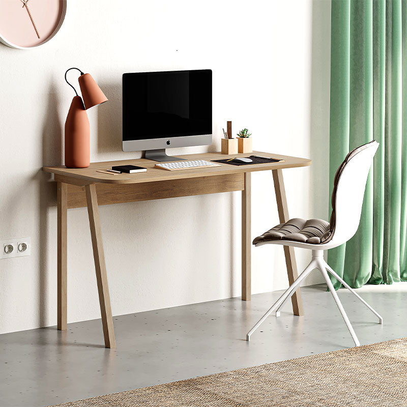 Γραφείο Εργασίας Luton Χρώμα Φυσικό Οξιάς 120x60x75