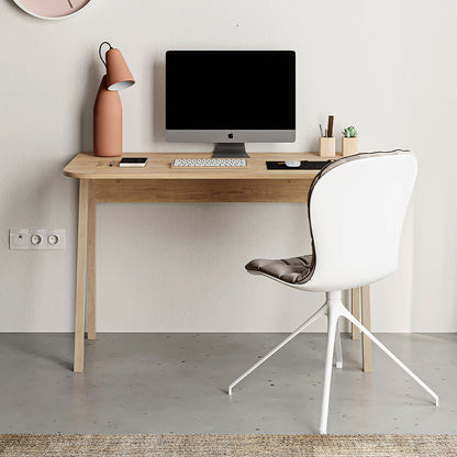 Γραφείο Εργασίας Luton Χρώμα Φυσικό Οξιάς 120x60x75