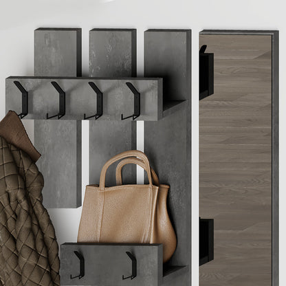 Έπιπλο Εισόδου Vesty Χρώμα Γκρι Ρετρό 100x30x61