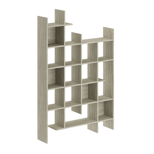 Βιβλιοθήκη Manco Χρώμα Travertine 122x25,5x188