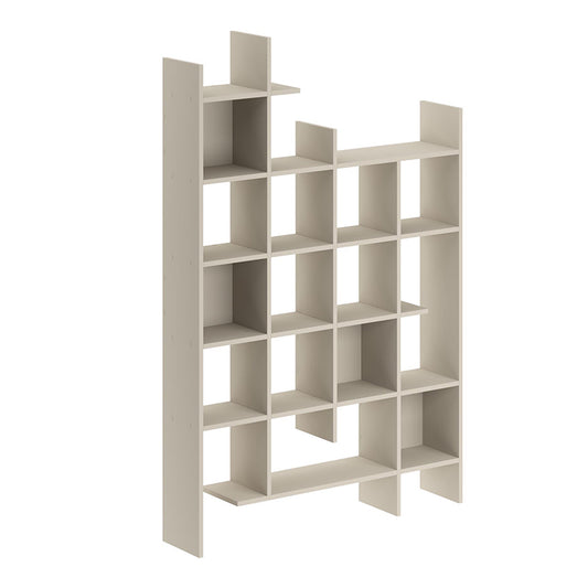 Βιβλιοθήκη Manco Χρώμα Sandstone 122x25,5x188