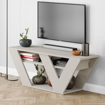 Έπιπλο Τηλεόρασης Pipralla Χρώμα Sandstone 110x30x40