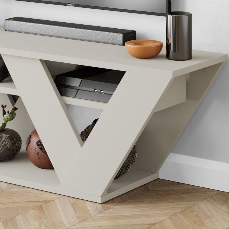 Έπιπλο Τηλεόρασης Pipralla Χρώμα Sandstone 110x30x40