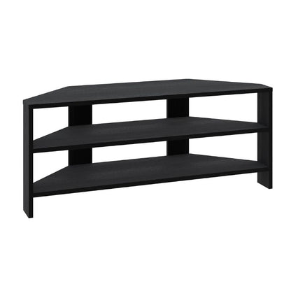 Έπιπλο Τηλεόρασης Γωνιακό Thales Χρώμα Black Wood 110x36x45