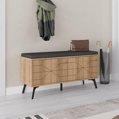 Shoe Cabinet Dune Sapphire Oak 107x35x55