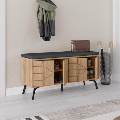 Shoe Cabinet Dune Sapphire Oak 107x35x55