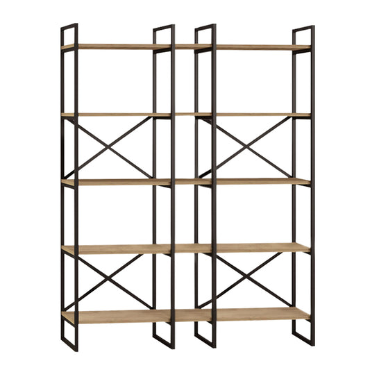 Βιβλιοθήκη Dusan Χρώμα Sepet Oak 143,5x30x175