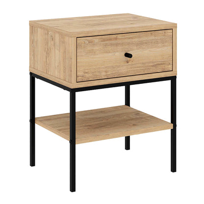 Κομοδίνο Lisa Χρώμα Saphhire Oak 45x35x56