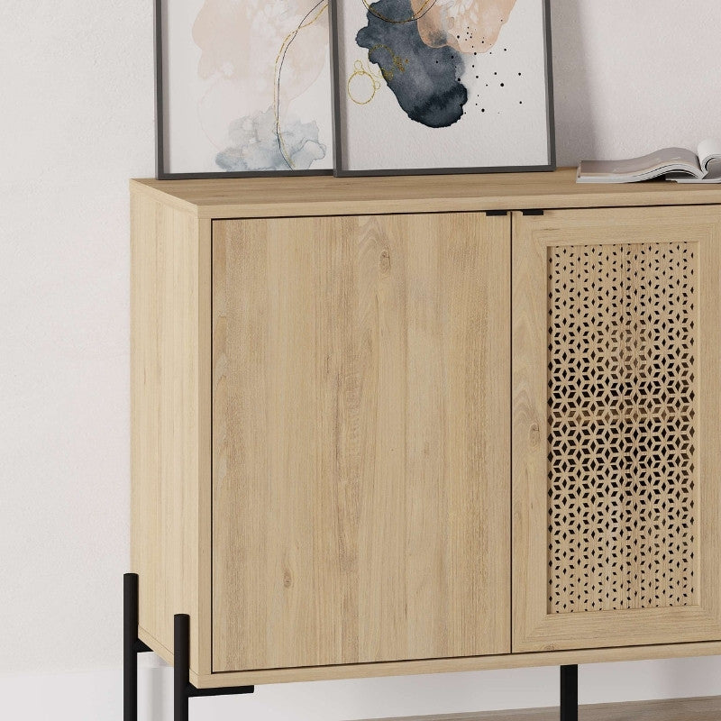 Μπουφές Naive Χρώμα Sapphire Oak 126x40x80