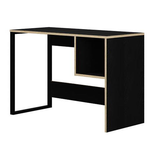Γραφείο Εργασίας Cubo Χρώμα Black Wood 110x50x75
