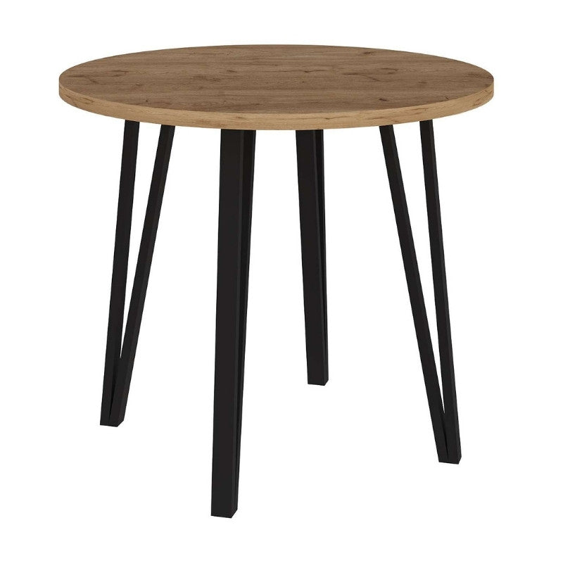 Τραπέζι Xana Χρώμα Sepet Oak Ø90x77,5