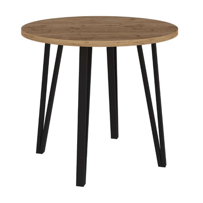 Τραπέζι Xana Χρώμα Sepet Oak Ø90x77,5