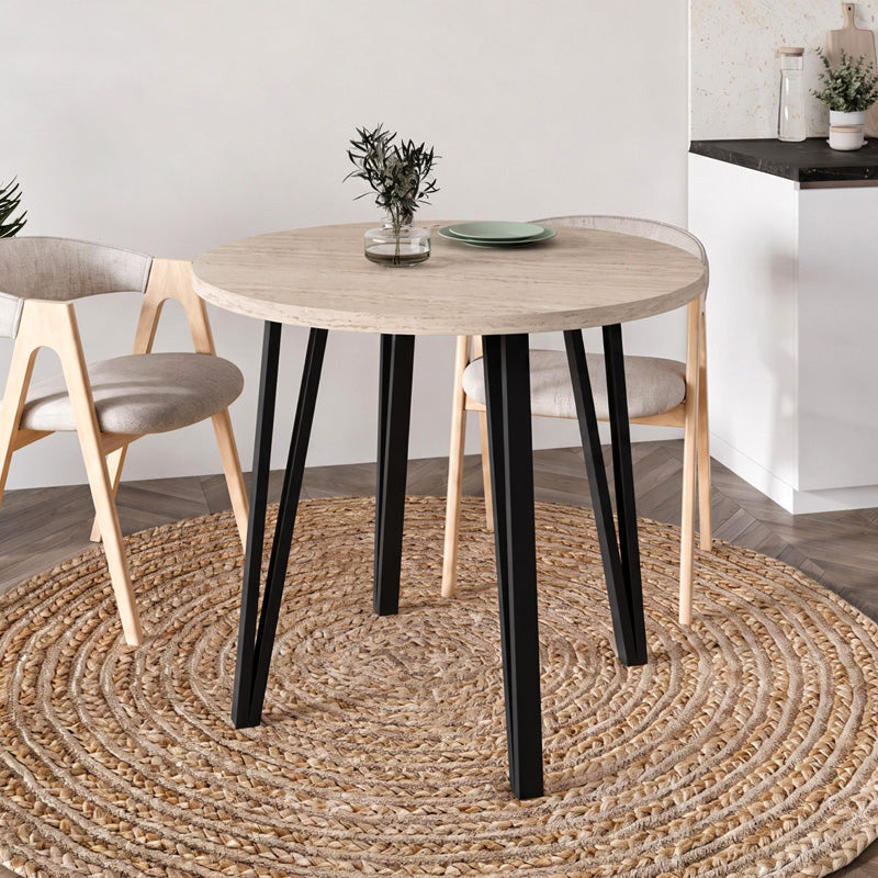 Table Xana Travertine Color Ø90x77.5