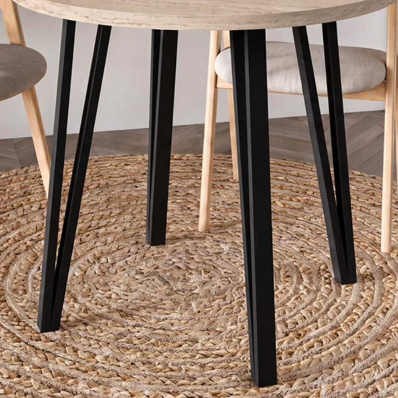 Table Xana Travertine Color Ø90x77.5