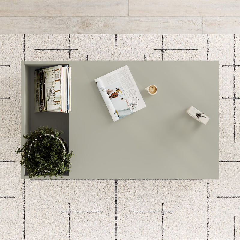 Τραπεζάκι Σαλονιού Vena Χρώμα Ash Green 100x60x42