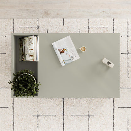 Τραπεζάκι Σαλονιού Vena Χρώμα Ash Green 100x60x42