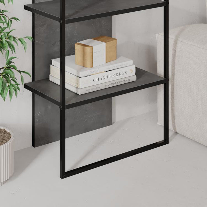 Βιβλιοθήκη Archy Χρώμα Γκρι Ρετρό 53x31,7x180