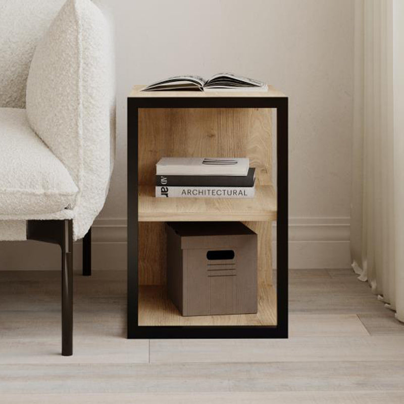 Τραπεζάκι Βοηθητικό - Κομοδίνο Echo Χρώμα Sapphire Oak 30x42x45