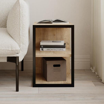 Τραπεζάκι Βοηθητικό - Κομοδίνο Echo Χρώμα Sapphire Oak 30x42x45