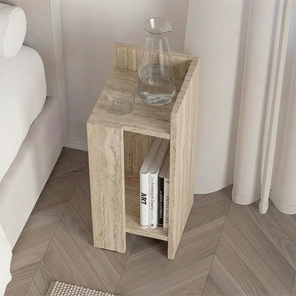 Elos Nightstand Right Travertine Color 25x27x60