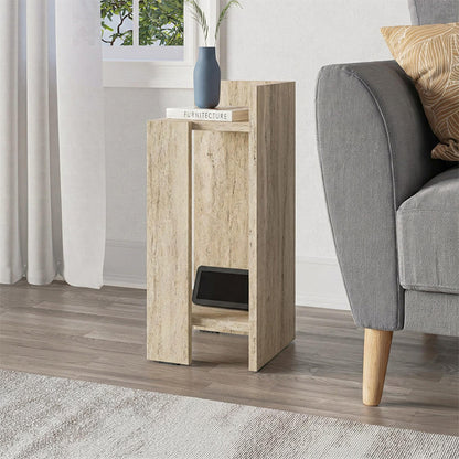 Elos Nightstand Right Travertine Color 25x27x60