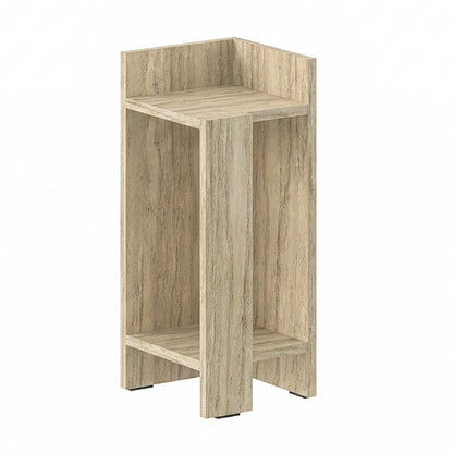 Elos Nightstand Right Travertine Color 25x27x60