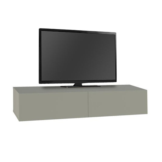 Έπιπλο Τηλεόρασης Επιτοίχιο Francy Χρώμα Ash Green 135x31,7x25