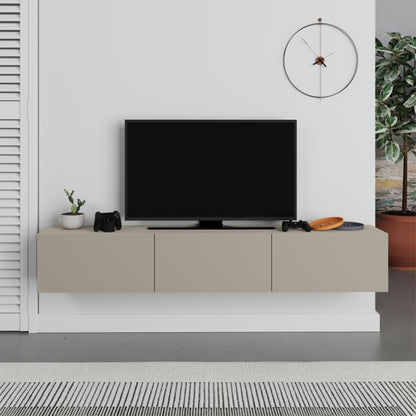 Έπιπλο Τηλεόρασης Επιτοίχιο Francy Χρώμα Sandstone 180x30x30