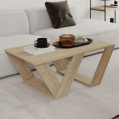 Τραπεζάκι Σαλονιού Pipra Χρώμα Sapphire Oak 110x60x40