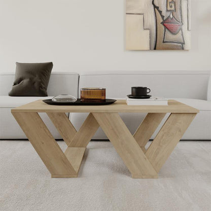 Τραπεζάκι Σαλονιού Pipra Χρώμα Sapphire Oak 110x60x40