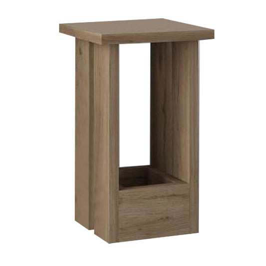 Τραπεζάκι Βοηθητικό Tasos Χρώμα Sepet Oak 30x30x50,3