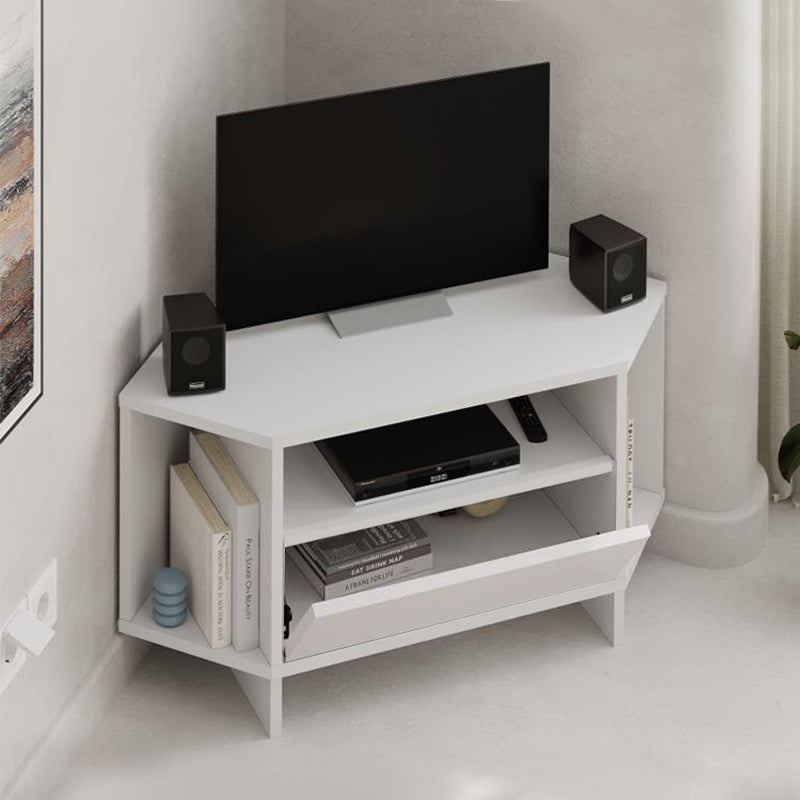 Έπιπλο Τηλεόρασης Γωνιακό Viva Χρώμα Λευκό 95,7x35,4x45