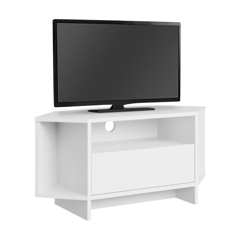 Έπιπλο Τηλεόρασης Γωνιακό Viva Χρώμα Λευκό 95,7x35,4x45