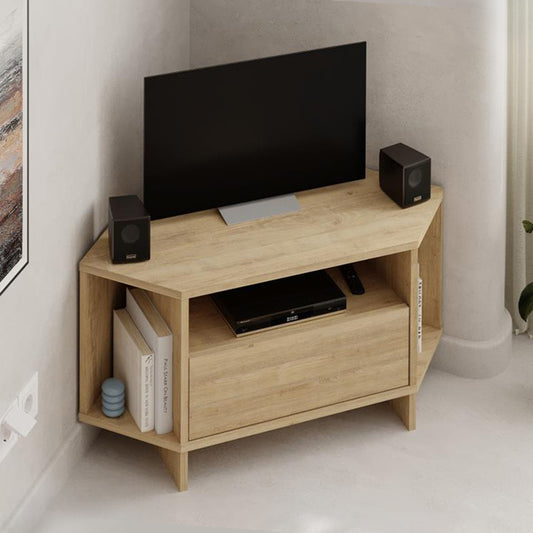 Έπιπλο Τηλεόρασης Γωνιακό Viva Χρώμα Sapphire Oak 95,7x35,4x45